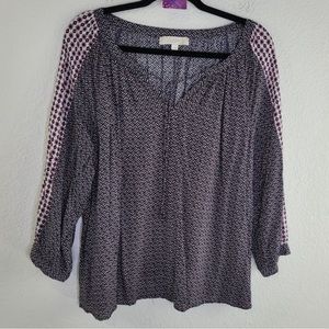 Loft print top Size Large